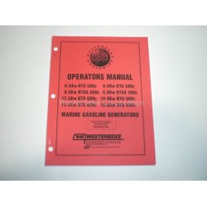 Westerbeke, Manual, operator 8.5-15 btg, 035909
