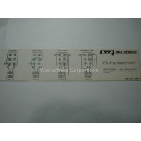 Westerbeke, Label, ac wiring bt-11-15kw, 036702