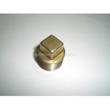 Westerbeke, Plug 3/4 npt sq head brass, 036849