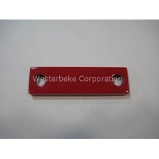 Westerbeke, Plate, sea water pump support, 038435