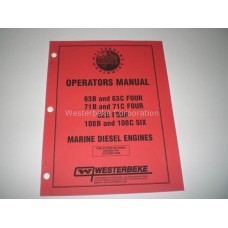 Westerbeke, Manual, operator 63b-108b, 038922