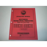 Westerbeke, Manual, operator 20.0-32.0 bed, 039685