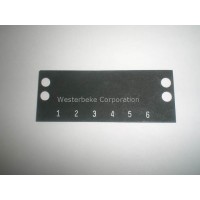 Westerbeke, Marker, terminal block 42496, 042498