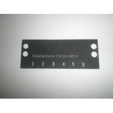 Westerbeke, Marker, terminal block 42496, 042498