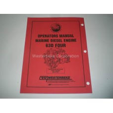 Westerbeke, Manual, operator 63d, 045150