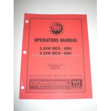 Westerbeke, Manual, operator 5-6.5 sbcg, 049740